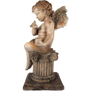 Clayre & Eef Decoratie Engel 30x30x60 cm Beige