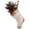 Clayre & Eef Decoratieve Kerstsok 25x6x62 cm