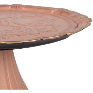 Clayre & Eef Taartplateau Roze Goud 32x15 cm