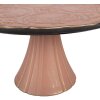 Clayre & Eef Taartplateau Roze Goud 32x15 cm