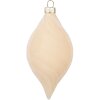 Clayre & Eef 6GL5169 Kerstbal Beige Ø 7x13 cm