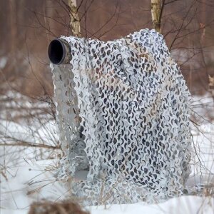 Buteo Photo Gear 3D Bladeren Camouflage Net Sneeuw 1,5x3 m