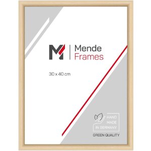 MendeFrames Houten Fotolijst H004 Naturel 50x65 cm met...