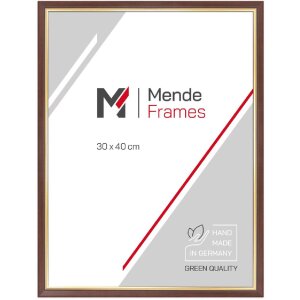 MendeFrames H007 houten fotolijst 13x13 cm nussboom met...