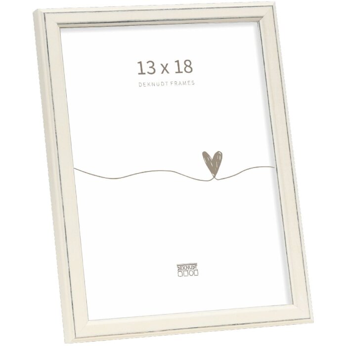 Deknudt S236F1 Witte Houten Fotolijst 13x18 cm