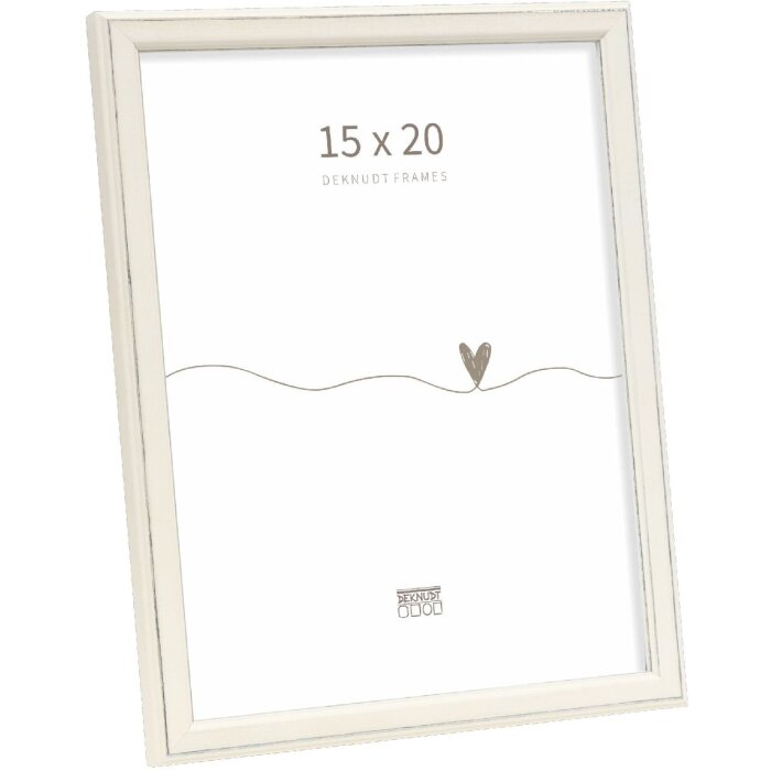 Deknudt S236F1 Witte houten fotolijst 15x20 cm