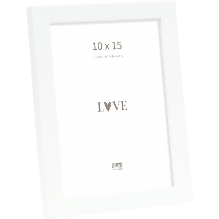 Deknudt Houten Foto-Frame 10x15 cm wit