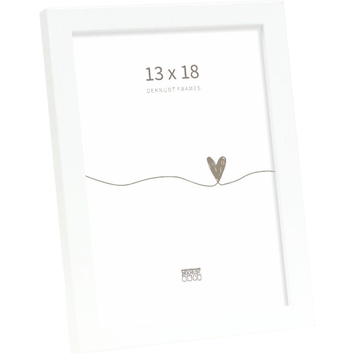 Deknudt Houten Foto-Ramen S243D Wit 13x18 cm