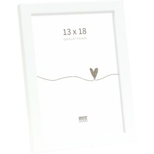 Deknudt Houten Foto-Ramen S243D Wit 13x18 cm