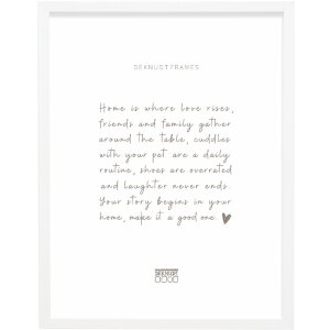 Deknudt Houten Foto-Frame S243K1 15x15 cm Wit