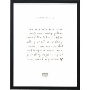 Deknudt Houten Foto-Frame S243K2 Zwarte 13x18 cm