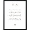 Deknudt Houten Fotolijst S243D Zwarte 30x40 cm
