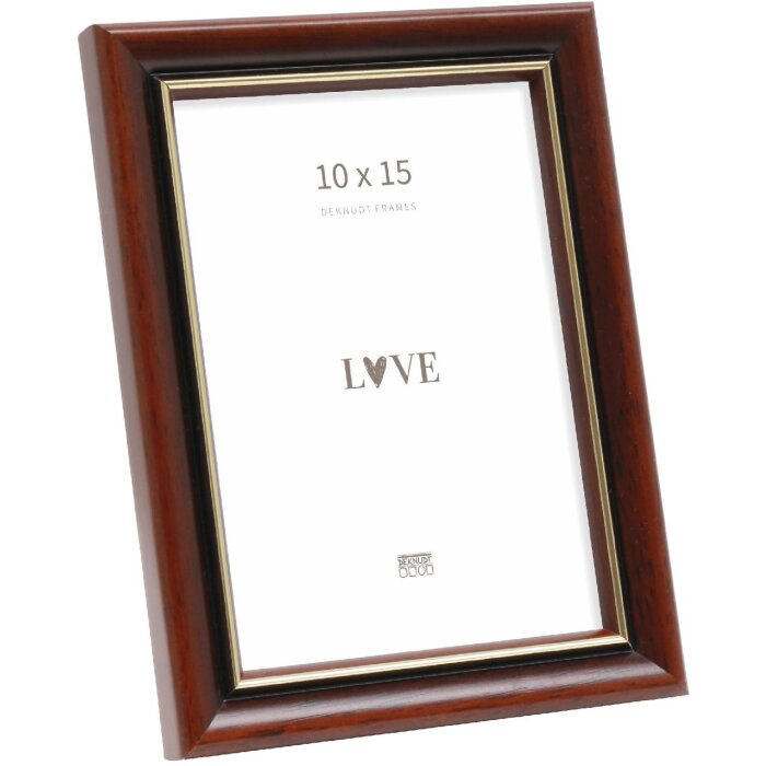 Deknudt S407H2 Klassieke houten fotolijst 10x15 cm Bruin