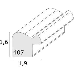 Deknudt S407H2 Klassieke Houten Fotolijst 18x24 cm Bruin