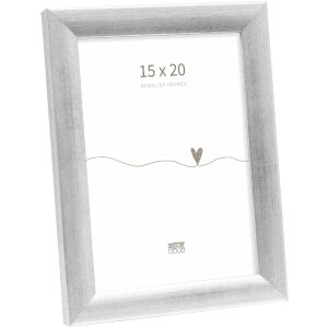 Deknudt S54SD3 zilveren houten foto-lijst 15x20 cm
