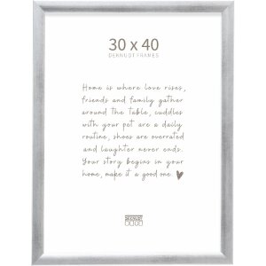 Deknudt S54SD3 zilveren foto-lijst 30x40 cm hout