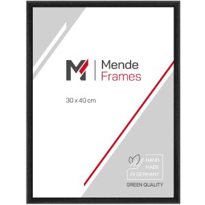 MendeFrames Houten fotolijst H011 Zwarte 20x40 cm met...