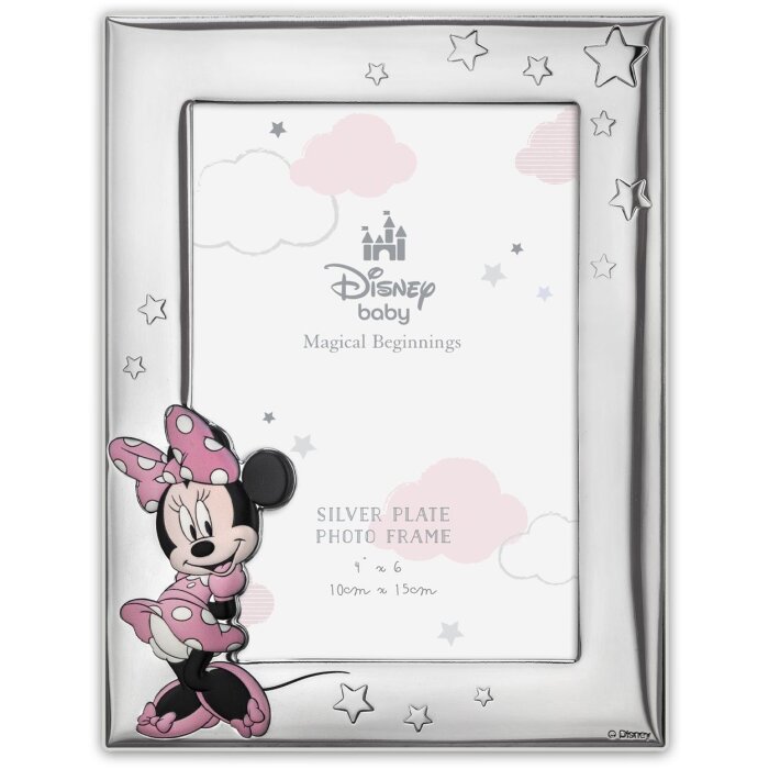 ZEP Babyfotolijst Minnie 1 10x15 cm zilver glanzend DI2205