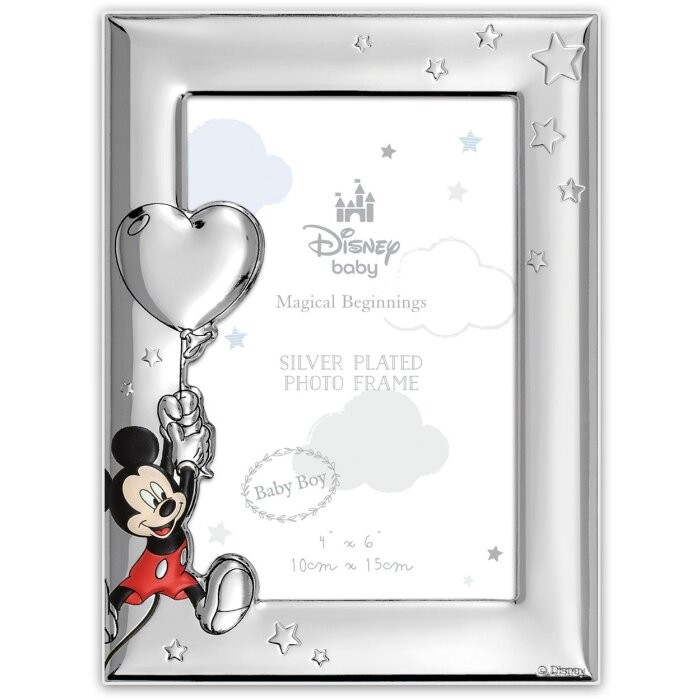 ZEP Babyfotolijst Mickey 10x15 cm zilver glanzend