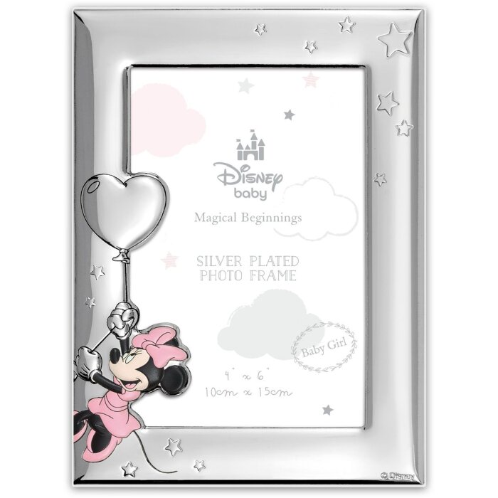 ZEP Babyfotolijst Minnie 2 zilver glanzend 10x15 cm