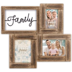 ZEP Fotolijst Lerici Familie 3 Fotos Bruin 53x46cm