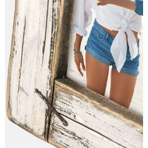 ZEP RE3968 Houten fotolijst HORN 15x20 cm wit vintage