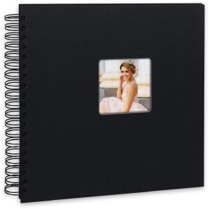 ZEP Spiralalbum Misty in zwart, 31x31 cm, met...