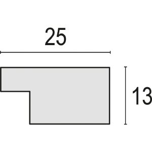 ZEP Fotolijst Orion 13x18 cm rood