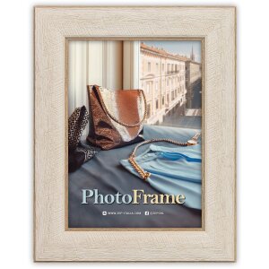 ZEP SM634B PS Fotolijst OLBIA 30x40 cm Cremewit/Natuurkleur