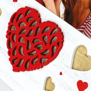 ZEP Fotolijst Paula 10x15 cm Hartjes WH2646