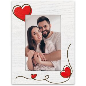 ZEP Houten Fotolijst Zoe 10x15 cm Harten WH4846