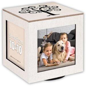 ZEP Fotokubus Thomas draaibaar voor 4 fotos 10x10 cm