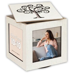 ZEP Fotokubus Thomas draaibaar voor 4 fotos 10x10 cm