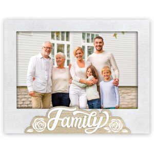 ZEP Fotolijst Windsor 15x20 cm Familie Wit Hout