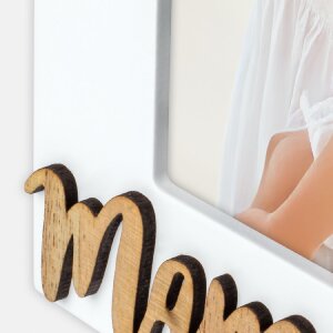 ZEP Houten fotolijst Mama wit 10x15 cm