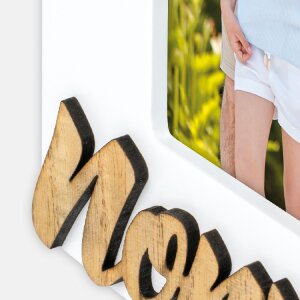 ZEP Nonni portretlijst wit 10x15 cm met opstelstandaard