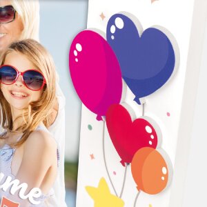 ZEP Houten fotolijst KATE 10x15 cm, kleurrijke...