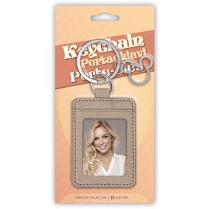 ZEP Fotolijst AE7M - Pasfoto Kunstleer met Muisanhanger