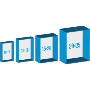 ZEP Fotolijst Set Ravenna Oud Wit 10x15 tot 20x25 cm XD428