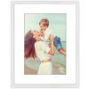 ZEP Houten fotolijst Alice wit 30x40 cm met passe-partout 20x30 cm
