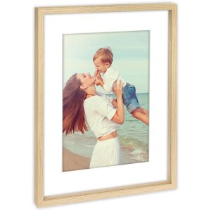 ZEP Houten fotolijst Alice Natuur 30x40 cm met Passe-partout AW723N