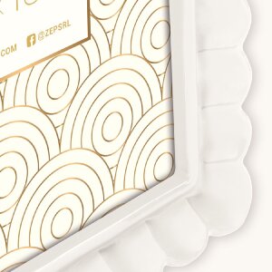 ZEP kunsthars fotolijst HERVE W wit 13x18 cm