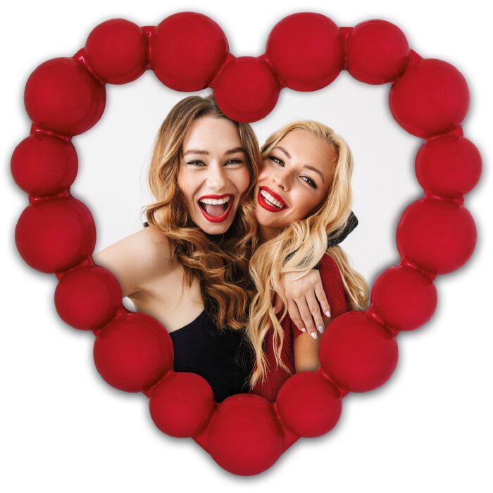 ZEP Hartvormige Fotolijst Jodie 13x13 cm Rood