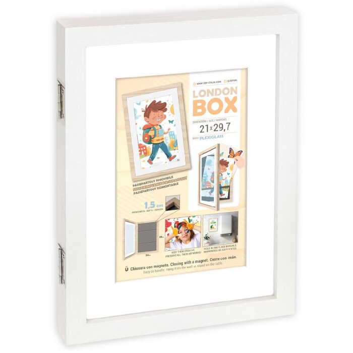 ZEP Houten Fotolijst London Wit DIN A4