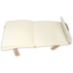 ZEP Fotoalbum LETIZIA VII 23x23 cm wit rispapier omslag