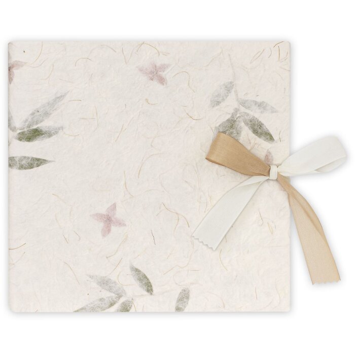 ZEP Fotoalbum Meryl VIII 23x23 cm, met rijstpapier behuizing en decoratief lint