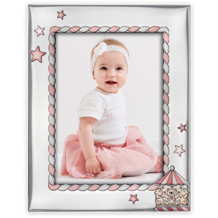 ZEP Babyfotolijst Federico Pink 10x15 cm