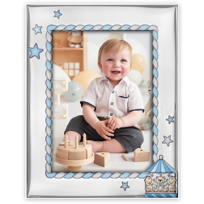 ZEP Babyfotolijst Federico blauw 10x15 cm