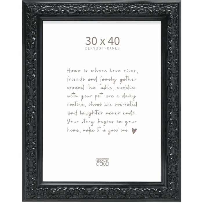 Deknudt Houten Fotolijst 30x40 cm - zwart