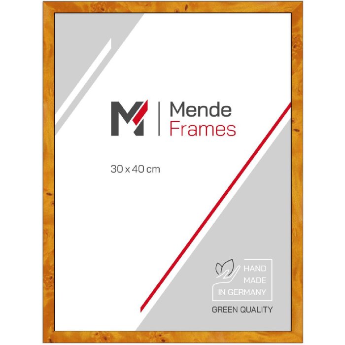MendeFrames Houten fotolijst H14B Worteldecor licht 18x24 cm